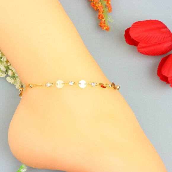 "Handmade Anklet – A Stylish Choice for Women, Thoughtful Gift Idea, EVCH1643 - Picture 5 of 10